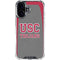 University of Southern California USC Trojans iPhone 17 Clear Case