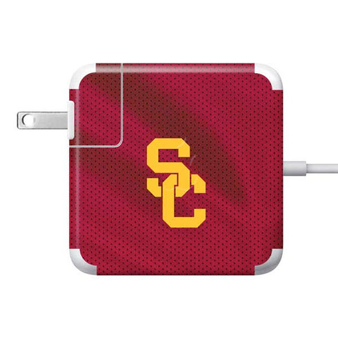 University of Southern California USC Trojans Jersey 85W Power Adapter (15 and 17 inch MacBook Pro Charger) Skin