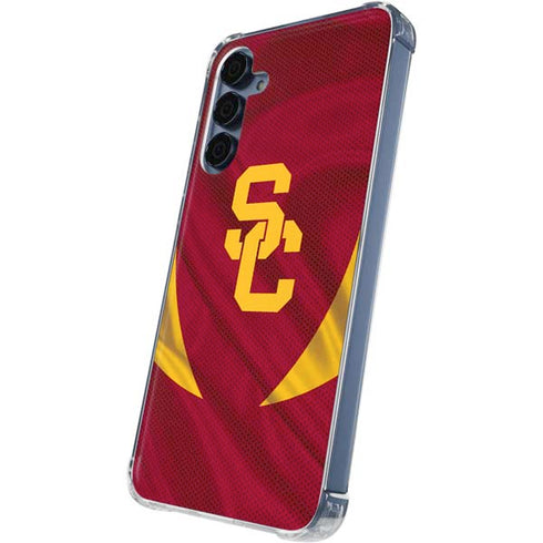 University of Southern California USC Trojans Jersey Galaxy A35 5G Clear Case