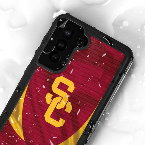 University of Southern California USC Trojans Jersey Galaxy S24 Plus Waterproof Case