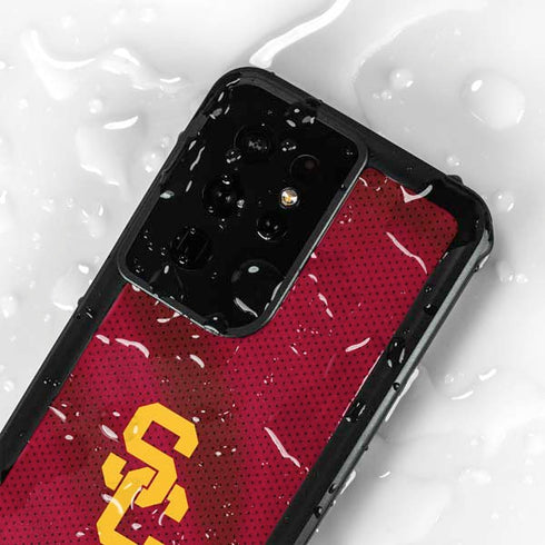 University of Southern California USC Trojans Jersey Galaxy S24 Ultra Waterproof Case