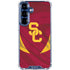 University of Southern California USC Trojans Jersey Galaxy S25 FE Clear Case