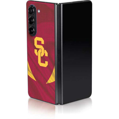 University of Southern California USC Trojans Jersey Galaxy Z Fold5 5G Skin