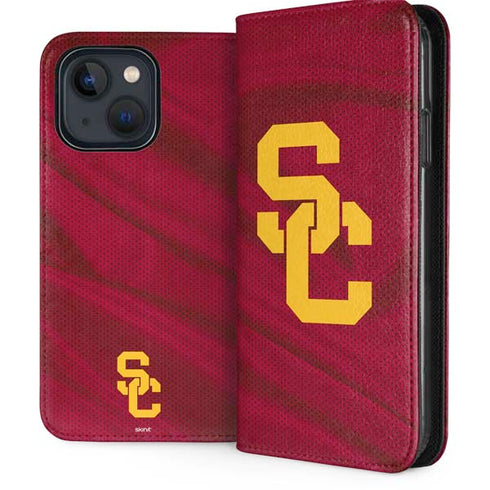 University of Southern California USC Trojans Jersey iPhone 13 Folio Case