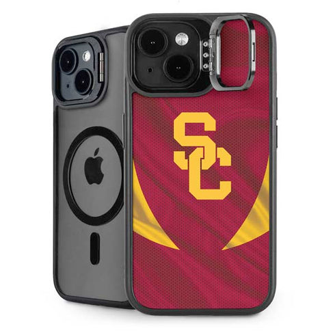 University of Southern California USC Trojans Jersey iPhone 14 Plus Kickstand Case
