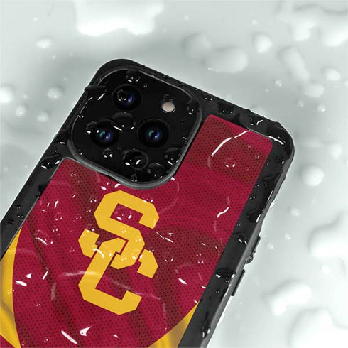 University of Southern California USC Trojans Jersey iPhone 15 Pro Waterproof Case