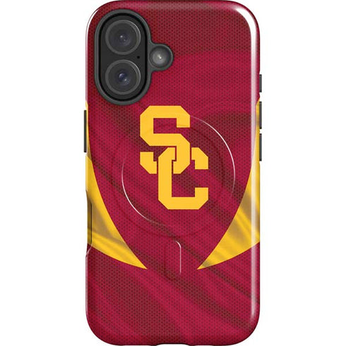 University of Southern California USC Trojans Jersey iPhone 16 Magsafe Impact Case