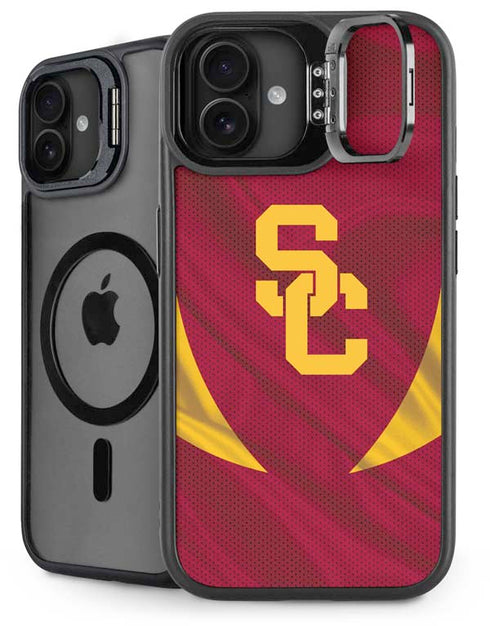 University of Southern California USC Trojans Jersey iPhone 16 Plus Kickstand Case