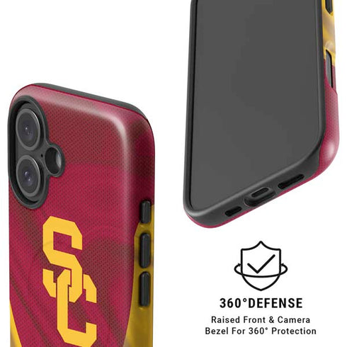 University of Southern California USC Trojans Jersey iPhone 16 Plus Magsafe Impact Case