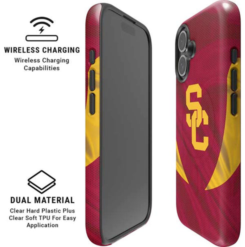 University of Southern California USC Trojans Jersey iPhone 16 Plus Magsafe Impact Case