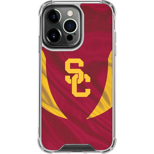 University of Southern California USC Trojans Jersey iPhone 16 Pro Clear Case