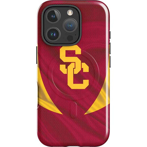 University of Southern California USC Trojans Jersey iPhone 16 Pro Max Magsafe Impact Case