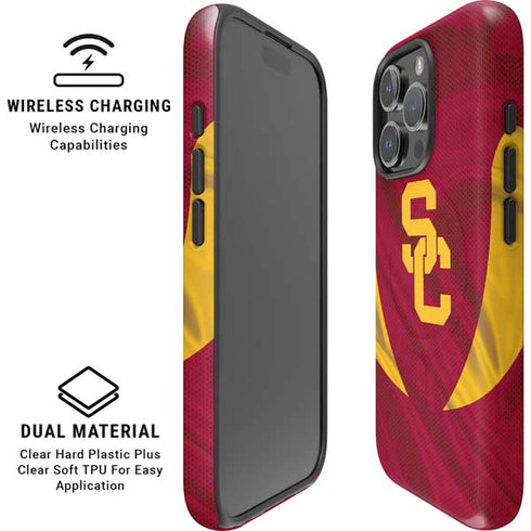 University of Southern California USC Trojans Jersey iPhone 16 Pro Max Magsafe Impact Case