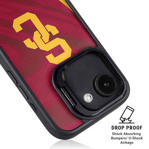 University of Southern California USC Trojans Jersey iPhone 16e Kickstand Case