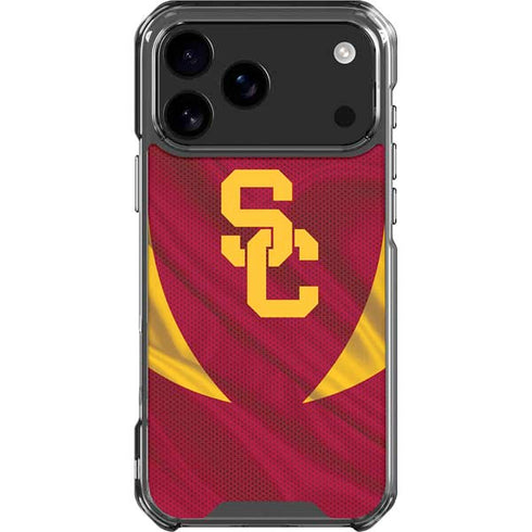 University of Southern California USC Trojans Jersey iPhone 17 Pro Max Clear Case