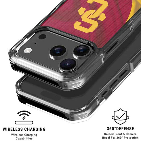 University of Southern California USC Trojans Jersey iPhone 17 Pro Max Clear Case