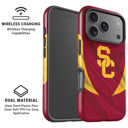 University of Southern California USC Trojans Jersey iPhone 17 Pro Max Magsafe Impact Case