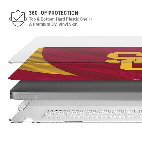 University of Southern California USC Trojans Jersey MacBook Pro 14in (2021-24) Case plus Skin