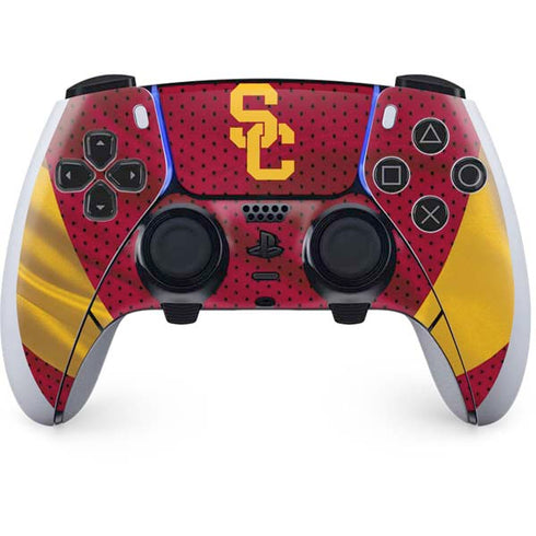 University of Southern California USC Trojans Jersey PS5 DualSense Edge Pro Controller Skin