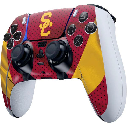 University of Southern California USC Trojans Jersey PS5 DualSense Edge Pro Controller Skin