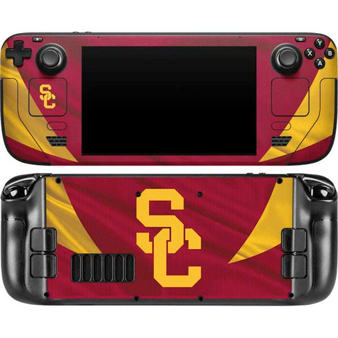 University of Southern California USC Trojans Jersey Steam Deck Handheld Gaming Computer Skin