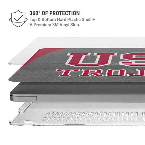 University of Southern California USC Trojans MacBook Pro 14in (2021-24) Case plus Skin