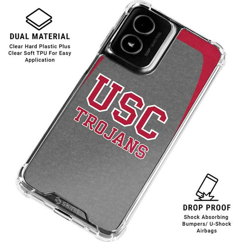 University of Southern California USC Trojans Moto G Power 5G (2024) Clear Case