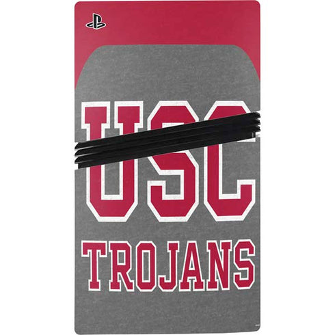 University of Southern California USC Trojans PS5 Pro Disk Bundle Skin
