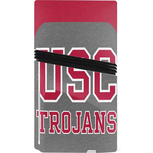 University of Southern California USC Trojans PS5 Pro Disk Console Skin