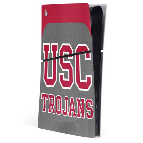 University of Southern California USC Trojans PS5 Slim Digital Edition Console Skin