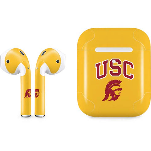 University of Southern California USC Trojans Yellow Apple AirPods 2 Skin