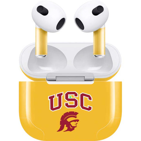 University of Southern California USC Trojans Yellow Apple AirPods (3rd Gen 2021) Skin