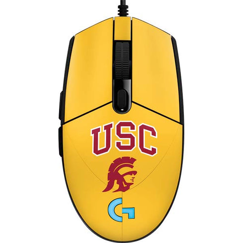 University of Southern California USC Trojans Yellow G203 Prodigy RGB Wired Gaming Mouse Skin