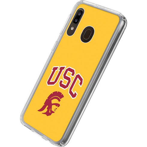 University of Southern California USC Trojans Yellow Galaxy A20 Clear Case