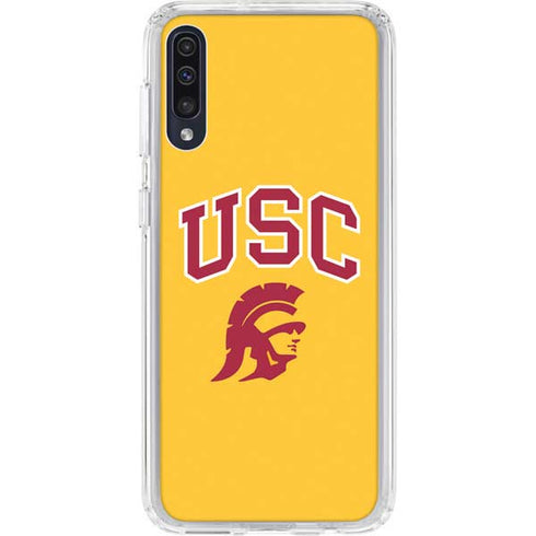 University of Southern California USC Trojans Yellow Galaxy A50 Clear Case