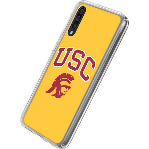 University of Southern California USC Trojans Yellow Galaxy A50 Clear Case