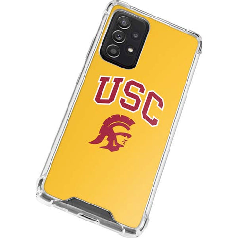 University of Southern California USC Trojans Yellow Galaxy A52 5G Clear Case
