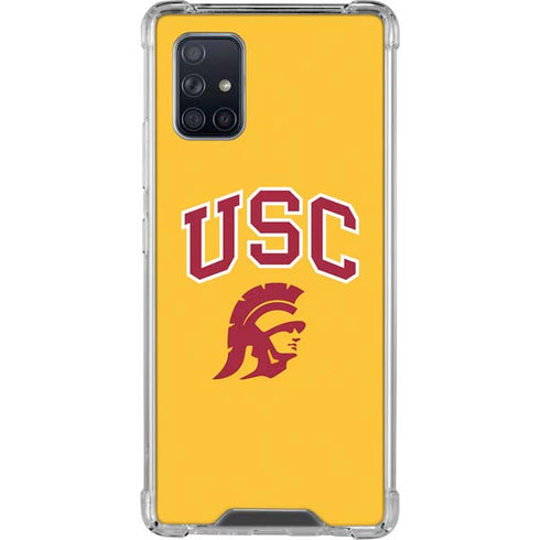 University of Southern California USC Trojans Yellow Galaxy A71 5G Clear Case
