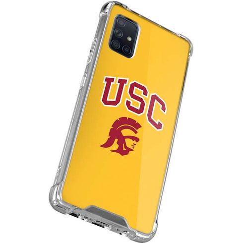 University of Southern California USC Trojans Yellow Galaxy A71 5G Clear Case