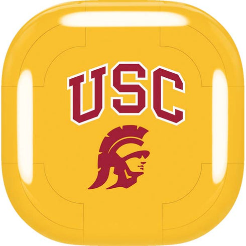 University of Southern California USC Trojans Yellow Galaxy Buds Live Skin