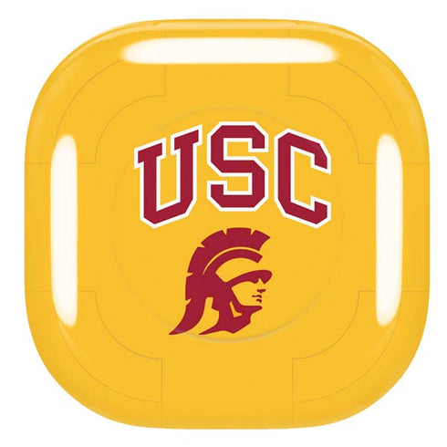University of Southern California USC Trojans Yellow Galaxy Buds Live Skin