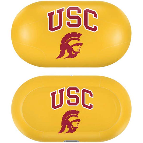 University of Southern California USC Trojans Yellow Galaxy Buds Plus Skin