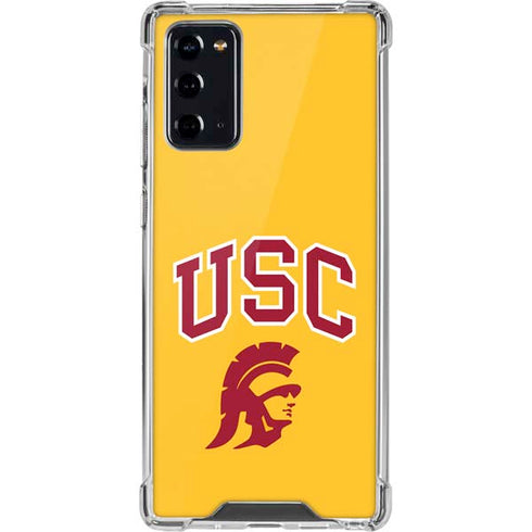 University of Southern California USC Trojans Yellow Galaxy Note20 5G Clear Case