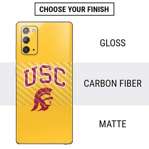 University of Southern California USC Trojans Yellow Galaxy Note20 5G Skin