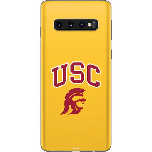 University of Southern California USC Trojans Yellow Galaxy S10 Skin