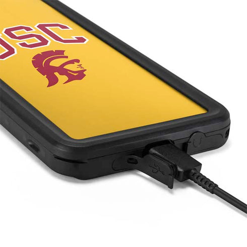 University of Southern California USC Trojans Yellow Galaxy S20 Plus Waterproof Case