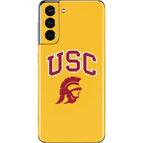 University of Southern California USC Trojans Yellow Galaxy S21 5G Skin