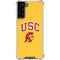 University of Southern California USC Trojans Yellow Galaxy S21 FE Clear Case