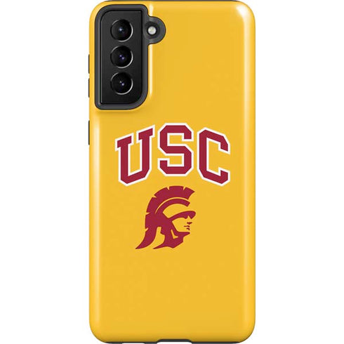 University of Southern California USC Trojans Yellow Galaxy S21 Plus 5G Pro Case