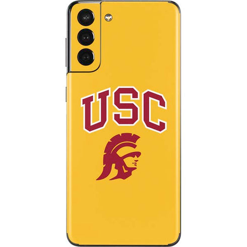 University of Southern California USC Trojans Yellow Galaxy S21 Plus 5G Skin